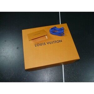 EMPTY REPLACEMENT SHOE STORAGE BOX ONLY - Orange Louis Vuitton 14" x 12" x 6"